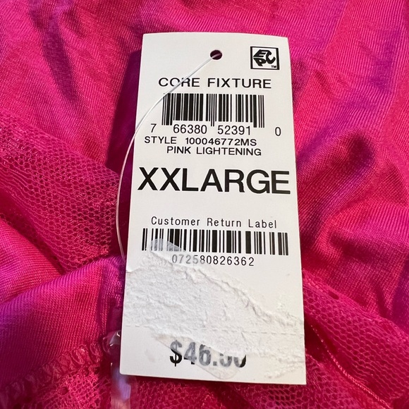 INC International Concepts Lace Trimmed Knit Chemise Nightgown Pink Lightening - Picture 7 of 7